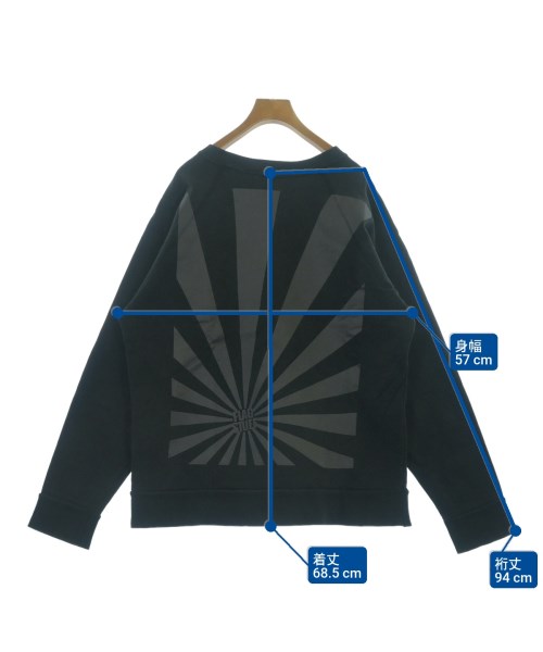 FLAGSTUFF（フラグスタフ）スウェット 黒 サイズ:L メンズ/2200644361156