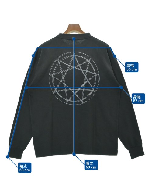 FLAGSTUFF（フラグスタフ）Tシャツ・カットソー 黒 サイズ:L メンズ/2200652877090