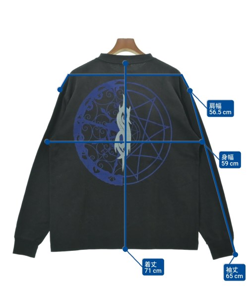 FLAGSTUFF（フラグスタフ）Tシャツ・カットソー 黒 サイズ:L メンズ/2200652877106