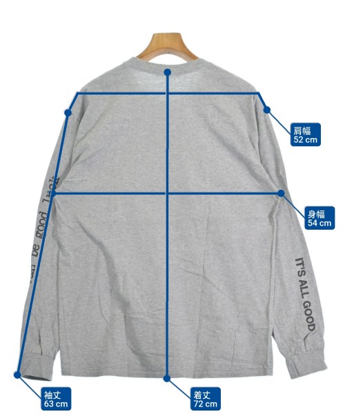 FLAGSTUFF（フラグスタフ）Tシャツ・カットソー グレー サイズ:-(M位) メンズ/2200652793475