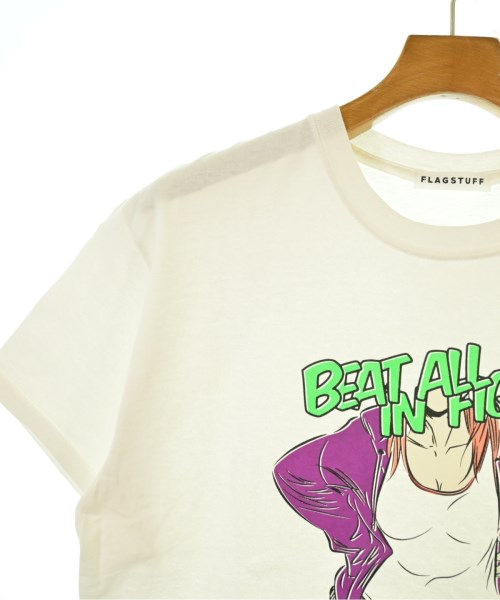 FLAGSTUFF（フラグスタフ）Tシャツ・カットソー 白 サイズ:F レディース/2200665058110