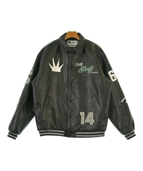 FLAGSTUFF(フラグスタフ)スタジャン 黒 サイズ:L/2200666980021