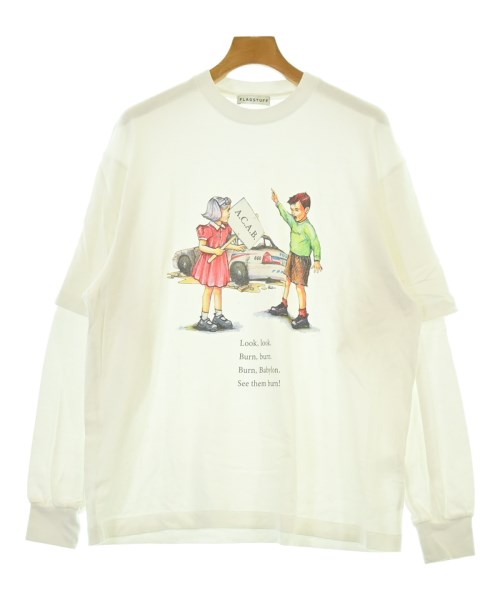 FLAGSTUFF(フラグスタフ)Tシャツ・カットソー 白 サイズ:L/2200693184164