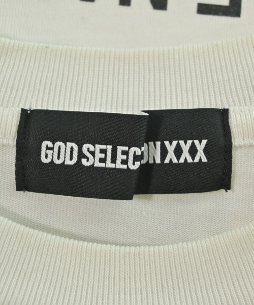 GOD SELECTION XXX（ゴットセレクショントリプルエックス）Tシャツ・カットソー 白 サイズ:S メンズ/2200632006069