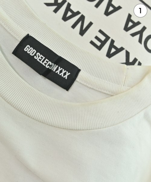 GOD SELECTION XXX（ゴットセレクショントリプルエックス）Tシャツ・カットソー 白 サイズ:S メンズ/2200632006069