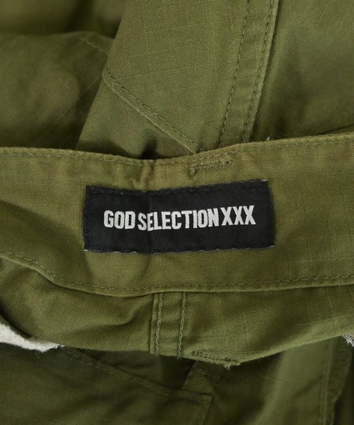 GOD SELECTION XXX（ゴットセレクショントリプルエックス）カーゴパンツ カーキ サイズ:XL メンズ/2200668058384