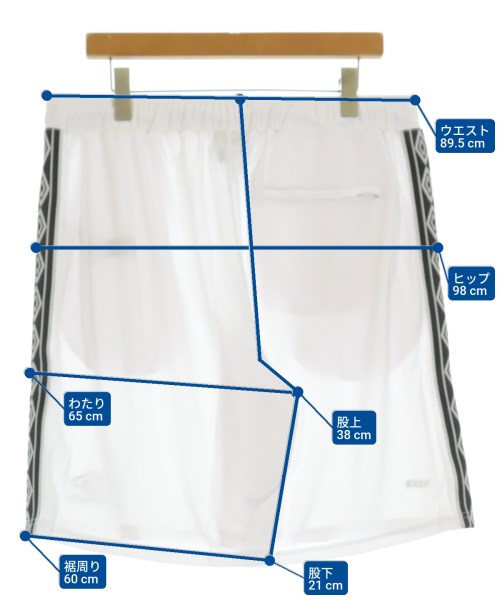 GOD SELECTION XXX（ゴットセレクショントリプルエックス）ショートパンツ 白 サイズ:XL メンズ/2200657374075