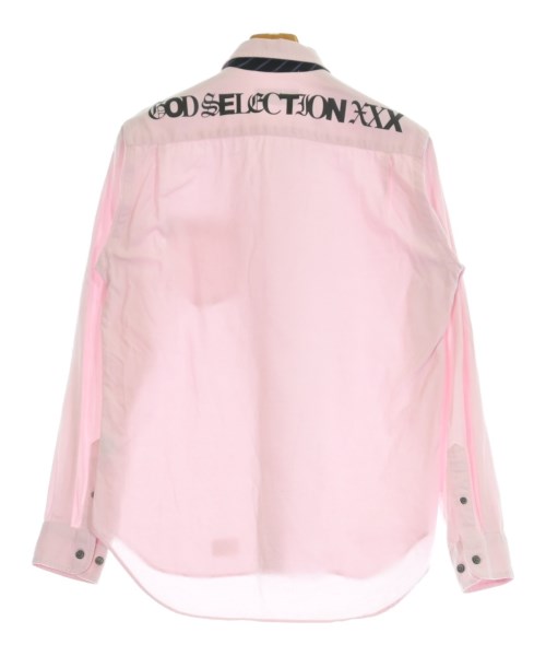 GOD SELECTION XXX（ゴットセレクショントリプルエックス）カジュアルシャツ ピンク サイズ:S メンズ/2200658923074