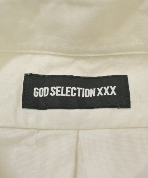 GOD SELECTION XXX（ゴットセレクショントリプルエックス）カジュアルシャツ 白 サイズ:M メンズ/2200715575079