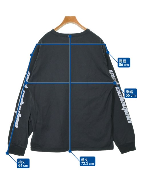 GOD SELECTION XXX（ゴットセレクショントリプルエックス）Tシャツ・カットソー 黒 サイズ:XL メンズ/2200652423068