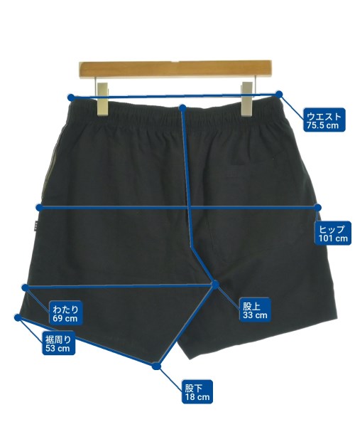 GOD SELECTION XXX（ゴットセレクショントリプルエックス）ショートパンツ 黒 サイズ:M メンズ/2200701766146