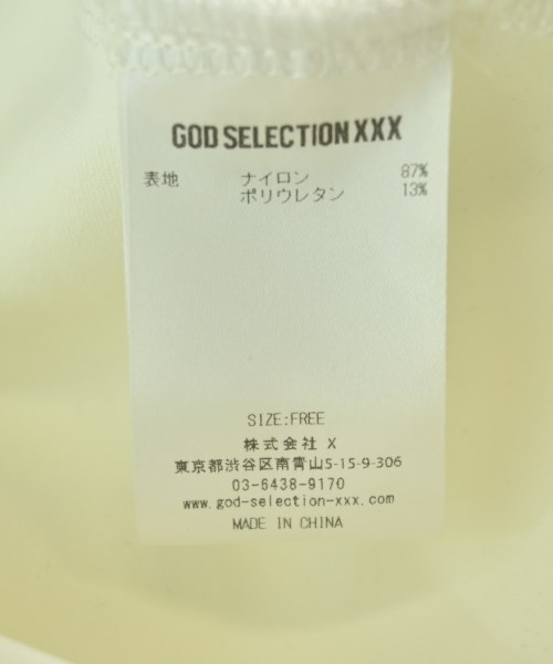 GOD SELECTION XXX（ゴットセレクショントリプルエックス）ショートパンツ 白 サイズ:F レディース/2200708443057