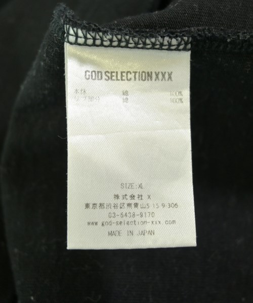 GOD SELECTION XXX（ゴットセレクショントリプルエックス）Tシャツ・カットソー 黒 サイズ:XL メンズ/2200709701071