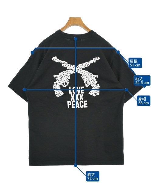 GOD SELECTION XXX（ゴットセレクショントリプルエックス）Tシャツ・カットソー 黒 サイズ:XL メンズ/2200667985087