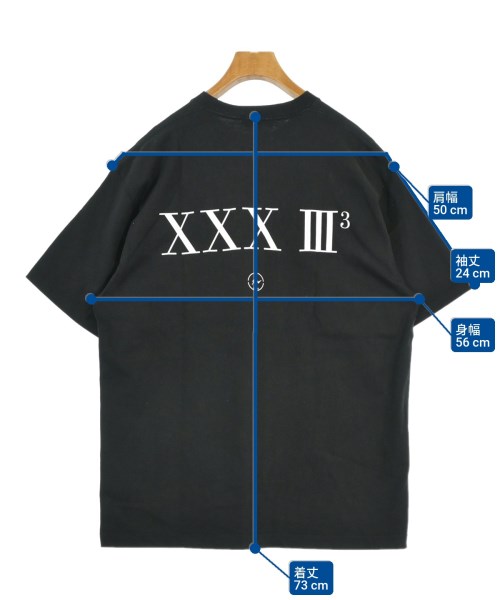 GOD SELECTION XXX（ゴットセレクショントリプルエックス）Tシャツ・カットソー 黒 サイズ:XL メンズ/2200667985308