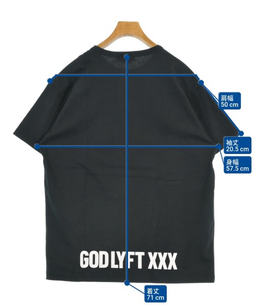 GOD SELECTION XXX（ゴットセレクショントリプルエックス）Tシャツ・カットソー 黒 サイズ:XL メンズ/2200667985353