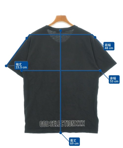 GOD SELECTION XXX（ゴットセレクショントリプルエックス）Tシャツ・カットソー 黒 サイズ:L メンズ/2200720633016