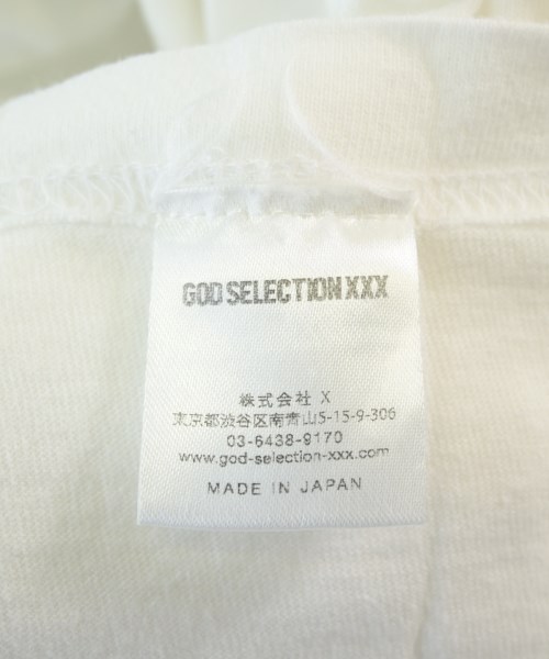 GOD SELECTION XXX（ゴットセレクショントリプルエックス）Tシャツ・カットソー 白 サイズ:L メンズ/2200722988541