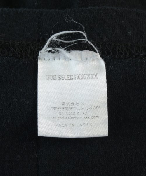 GOD SELECTION XXX（ゴットセレクショントリプルエックス）Tシャツ・カットソー 黒 サイズ:L メンズ/2200722988602