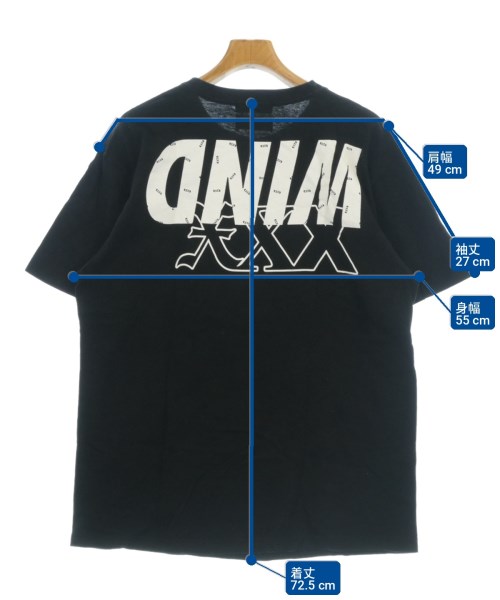 GOD SELECTION XXX（ゴットセレクショントリプルエックス）Tシャツ・カットソー 黒 サイズ:L メンズ/2200722988602