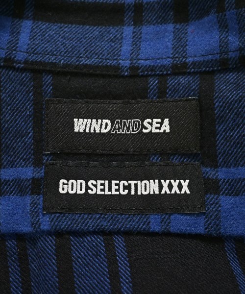 GOD SELECTION XXX（ゴットセレクショントリプルエックス）カジュアルシャツ 黒 サイズ:L メンズ/2200723810384