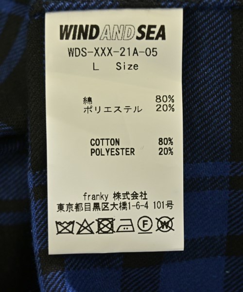 GOD SELECTION XXX（ゴットセレクショントリプルエックス）カジュアルシャツ 黒 サイズ:L メンズ/2200723810384