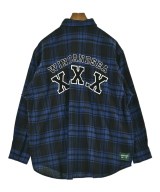 GOD SELECTION XXX（ゴットセレクショントリプルエックス）カジュアルシャツ 黒 サイズ:L メンズ/2200723810384