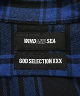 GOD SELECTION XXX（ゴットセレクショントリプルエックス）カジュアルシャツ 黒 サイズ:L メンズ/2200723810384