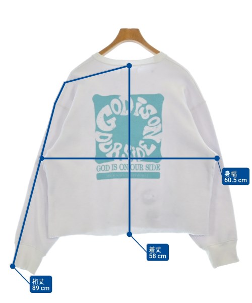 MAGIC STICK（マジックスティック）スウェット 白 サイズ:L メンズ/2200644827041