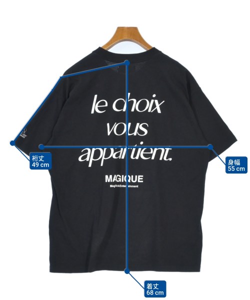 MAGIC STICK（マジックスティック）Tシャツ・カットソー 黒 サイズ:M メンズ/2200610791024