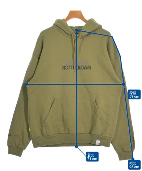 MAGIC STICK（マジックスティック）パーカー カーキ サイズ:L メンズ/2200646482194