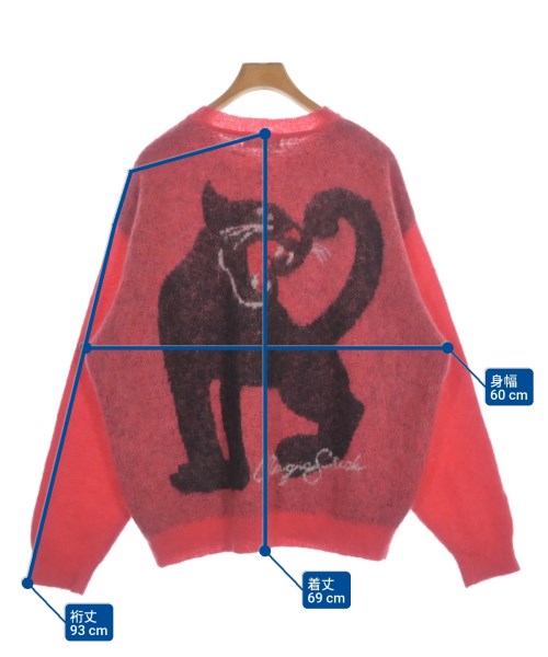 MAGIC STICK（マジックスティック）ニット・セーター 赤 サイズ:L メンズ/2200646835020