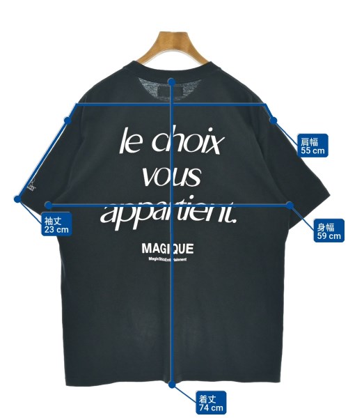 MAGIC STICK（マジックスティック）Tシャツ・カットソー 黒 サイズ:-(XL位) メンズ/2200735893023