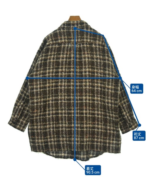 Faith connexion（フェイスコネクション）カジュアルシャツ 茶 サイズ:S メンズ/2200634356025