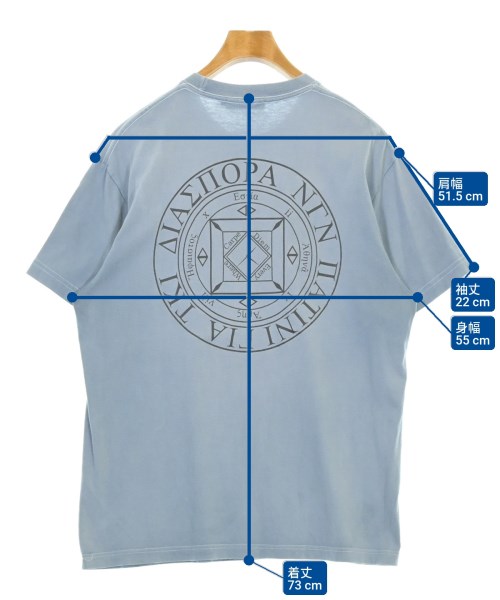 Diaspora Skateboards（ディアスポラスケートボード）Tシャツ・カットソー 青 サイズ:L メンズ/2200699042185
