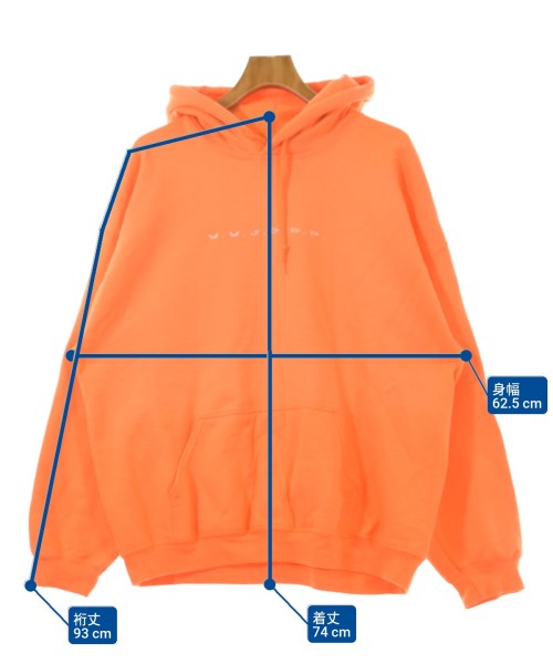 Diaspora Skateboards（ディアスポラスケートボード）パーカー オレンジ サイズ:XL メンズ/2200658705014