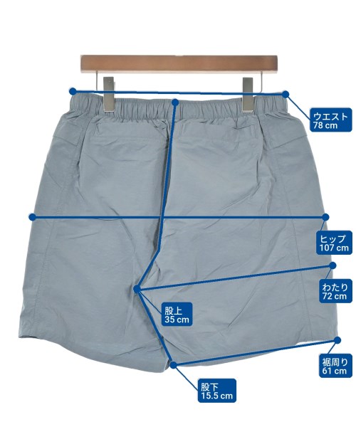 Diaspora Skateboards（ディアスポラスケートボード）ショートパンツ 青 サイズ:S メンズ/2200664630362