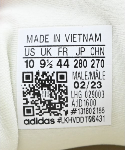 adidas（アディダス）スニーカー 白 サイズ:28cm メンズ/2200638956030