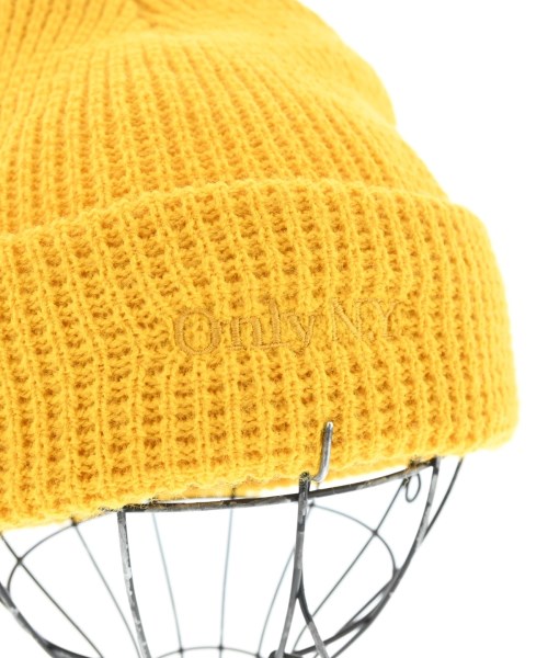 Only NY（オンリーニューヨーク）ニットキャップ・ビーニー 黄 サイズ:- メンズ/2200655035138
