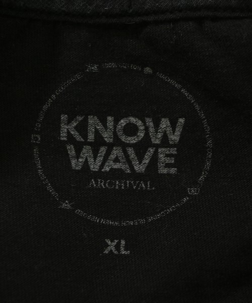 Know Wave（ノーウェーブ）Tシャツ・カットソー 黒 サイズ:XL メンズ/2200672964015