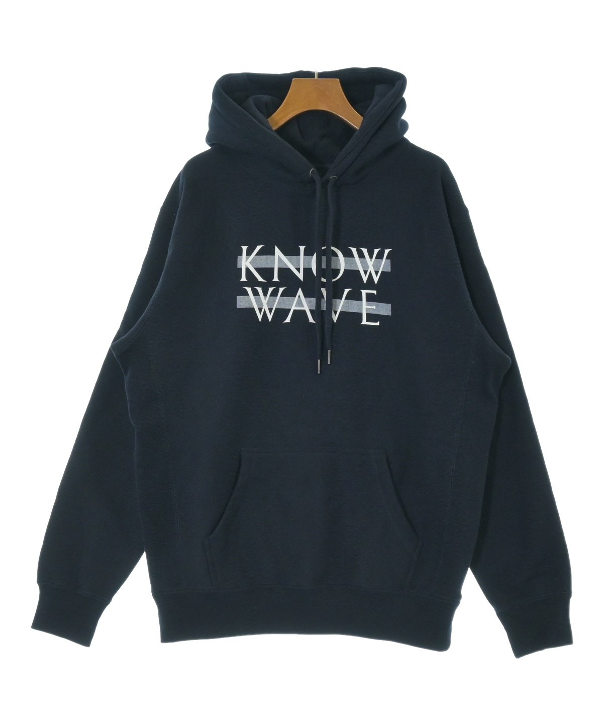 Know Wave ノーウェーブ パーカー M 紺 【古着】【中古】【送料無料】 Know Wave（ノーウェーブ）パーカー 紺 サイズ:M メンズ/2200664250027