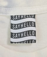 SAYHELLO（セイハロー）Tシャツ・カットソー 白 サイズ:L メンズ/2200619912109