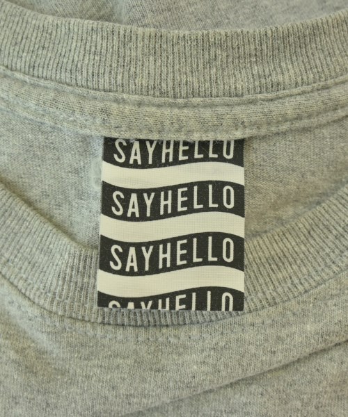 SAYHELLO（セイハロー）Tシャツ・カットソー グレー サイズ:M メンズ/2200697273055