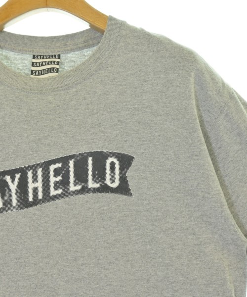 SAYHELLO（セイハロー）Tシャツ・カットソー グレー サイズ:M メンズ/2200697273055