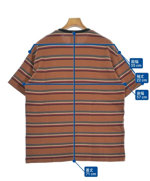 SAYHELLO（セイハロー）Tシャツ・カットソー 茶 サイズ:L メンズ/2200660984056