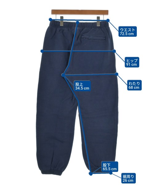 ブラックアイパッチ　スウェットパンツ BLACK EYE PATCH（ブラックアイパッチ）スウェットパンツ 紺 サイズ:L