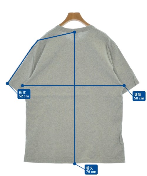 BLACK EYE PATCH（ブラックアイパッチ）Tシャツ・カットソー グレー サイズ:XL メンズ/2200642833136