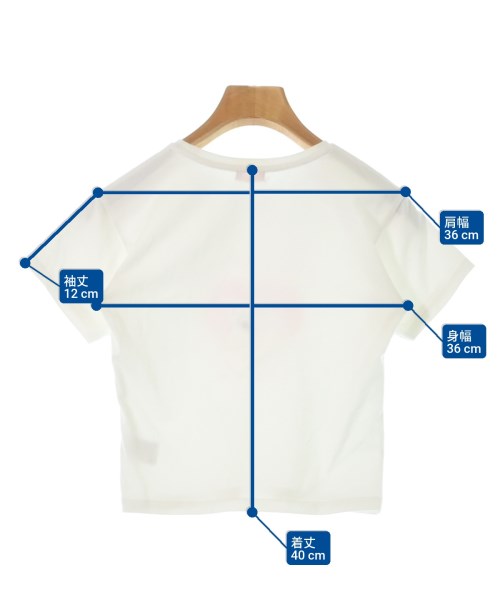 BLACK EYE PATCH（ブラックアイパッチ）Tシャツ・カットソー 白 サイズ:S レディース/2200622435084