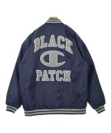BLACK EYE PATCH（ブラックアイパッチ）スタジャン 紺 サイズ:XL メンズ/2200627023071