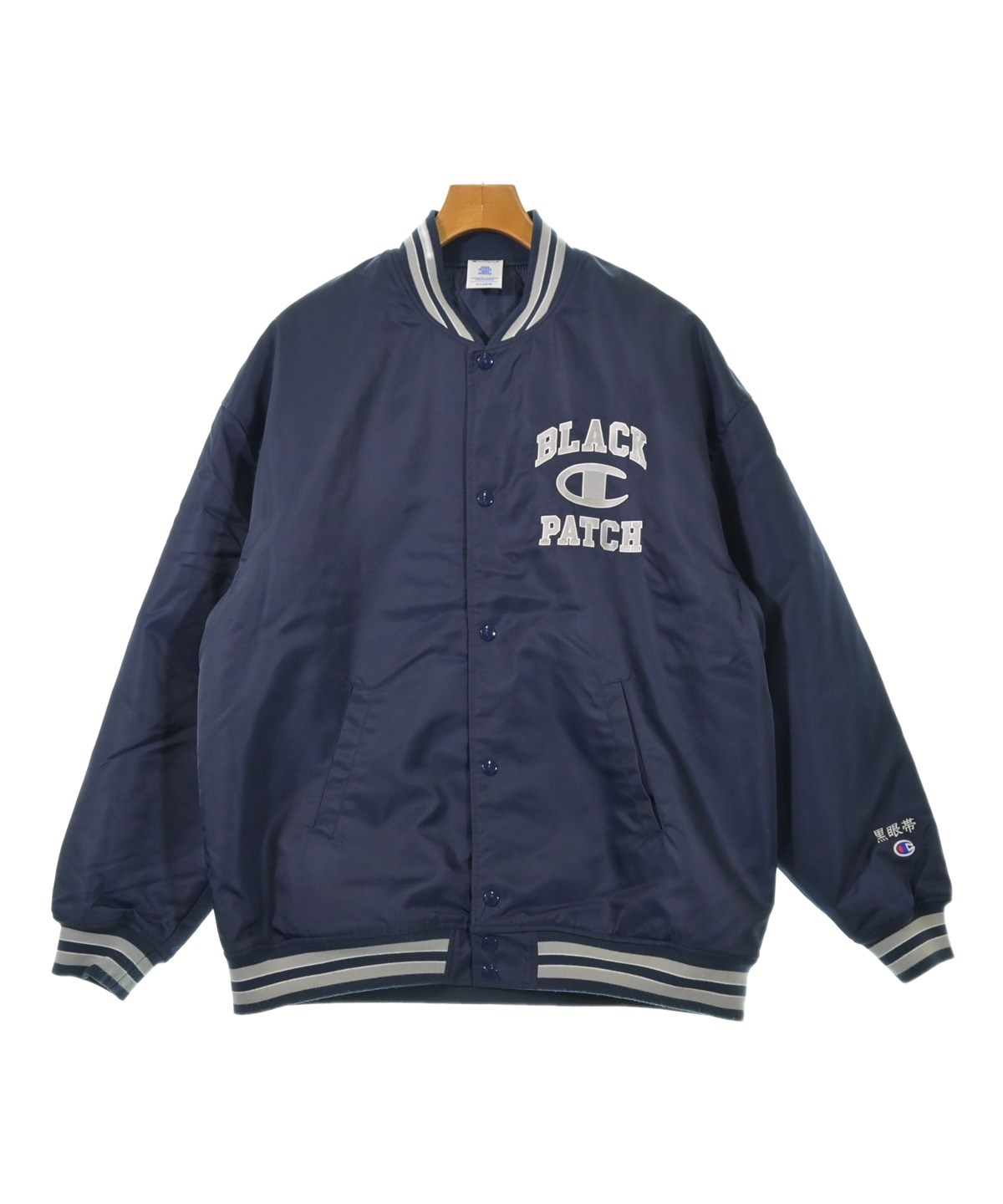 Black eye patch × Champion スタジャン Black eye patch × Champion